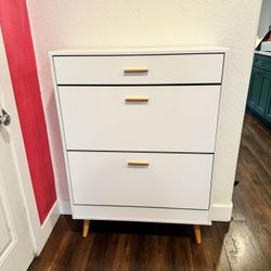 Shoe Rack Cabinet - Like New 