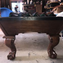8’ Brunswick Pool Table 