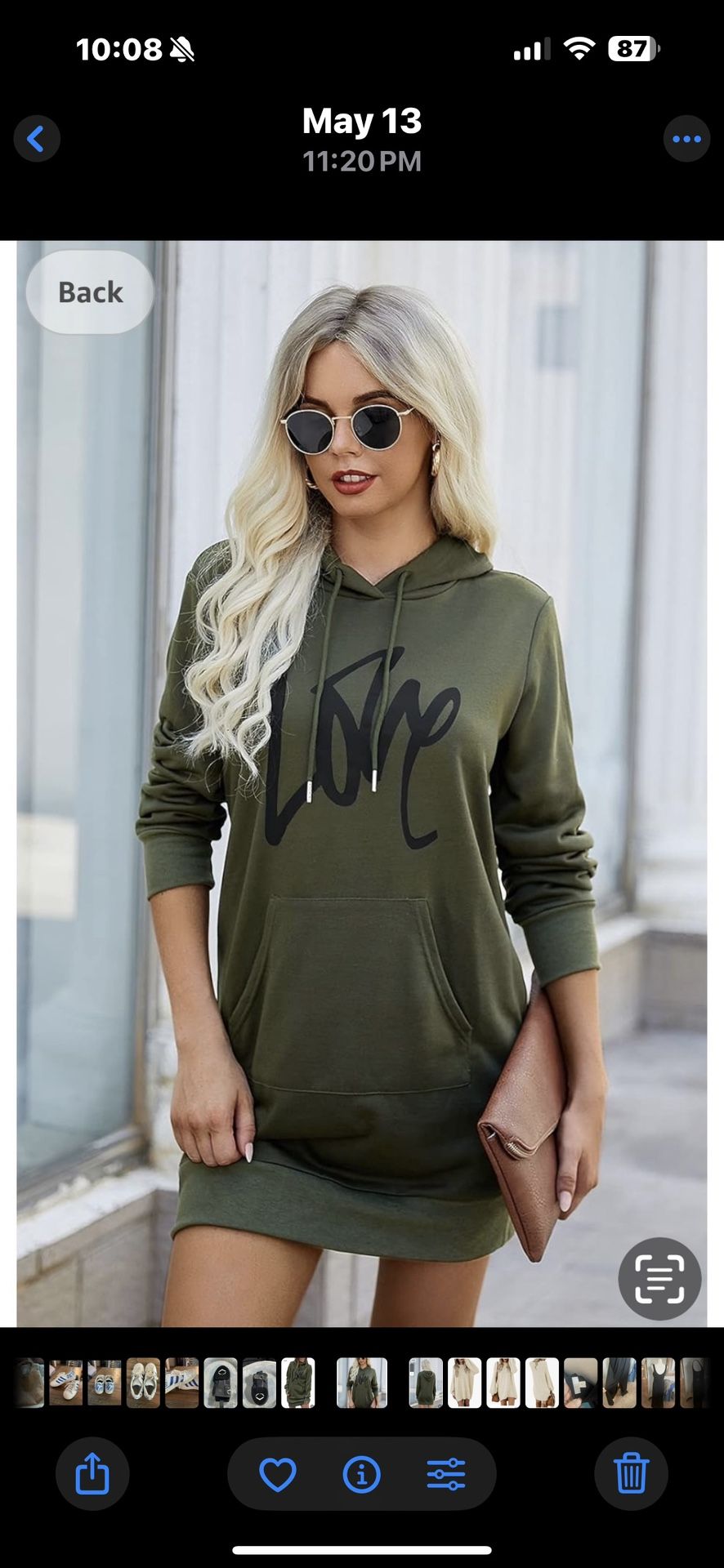 Brand New Size Medium Sweat Shirt Dress