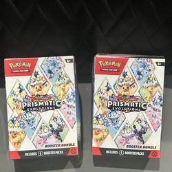 Pokemon Prismatic Evolution Booster Bundle X2