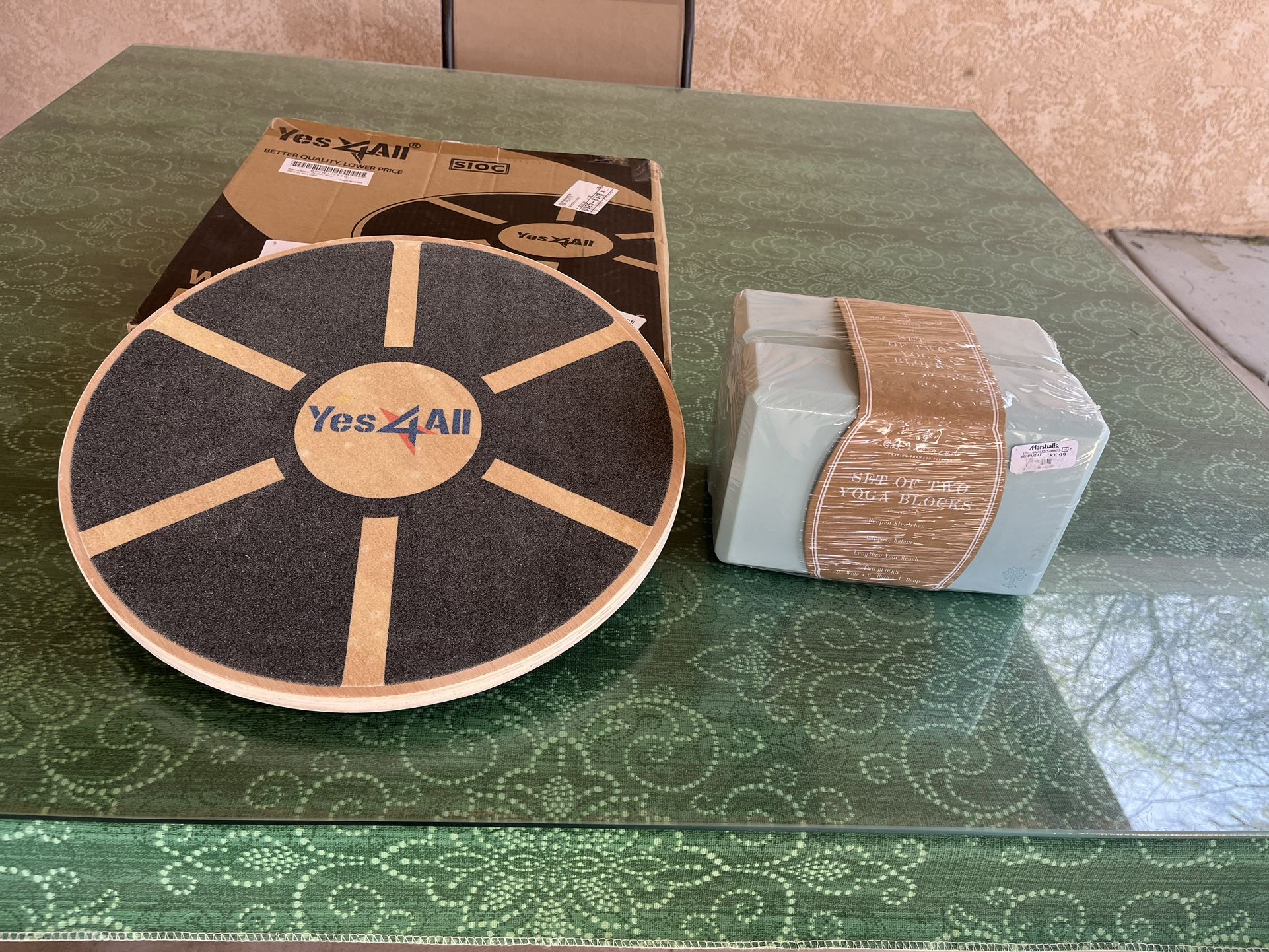 Balance Board /yoga Blocks Set