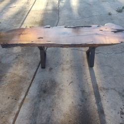 Live Edge Mesquite Coffee Table