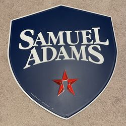 Vintage Samuel Adams Octoberfest Metal Sign 18x16 – Boston Beer Brewery Decor