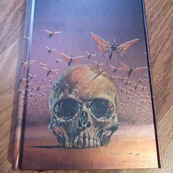 New 6" x 8.5" Skull And Wasp Hardcover Lined Journal