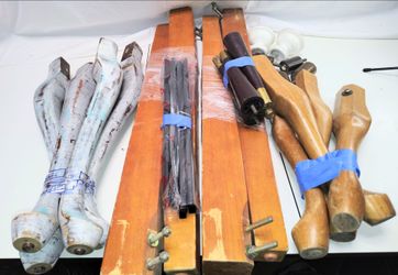 Huge Furniture Parts Lot - Vintage Table/Chair Legs, Drawer Slides OBO