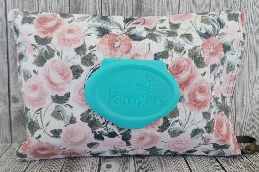Paris Rose Pampers Wipes Cover 