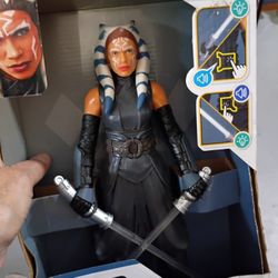 Star Wars Galactic Action Ahsoka T A N O Disney's Hasbro Figure New