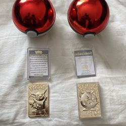 Pokemon “23 Karat gold Plated Training Cards