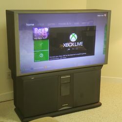 Large Rear Projection HD TV