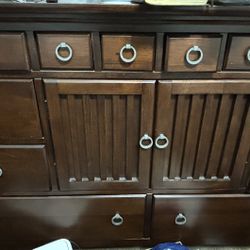 Dresser/night Stand And Bed Trunk Chest