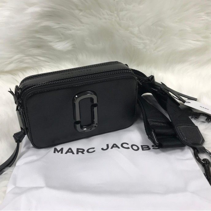 Marc Jacobs Colorblock Snapshot Crossbody bag Black