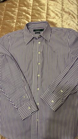 Lauren Ralph Lauren Non-Iron Striped Dress Shirt
