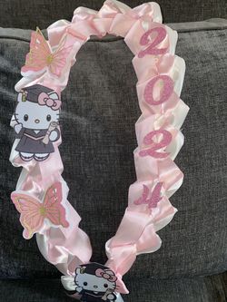 Hello kitty graduation leis