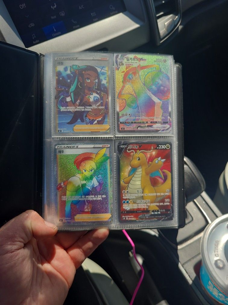 RARE KOREAN and AMERICAN all Holographic Pokemon Collection