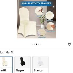 245 Pieces Ivory Chair Cover! 