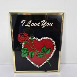Dolan's Sport INC Vintage "I Love You" Gold Tone Frame