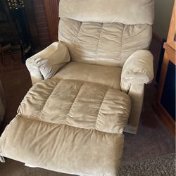 moving . living room couch and lounge chair , end table and coffee table 
