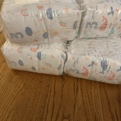 2 Packs Baby Diapers NEW unopened Size 3 (100 Diapers)