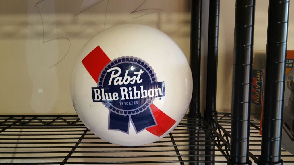 Bowling Ball, unbridled, Pabst Blue Ribbon, 14 lbs