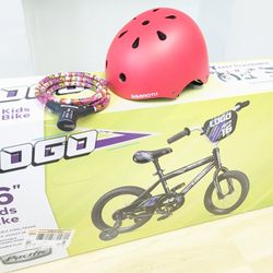 Pacific 16 " Kids Bicycle + Safety Helmet & Lock Chain 