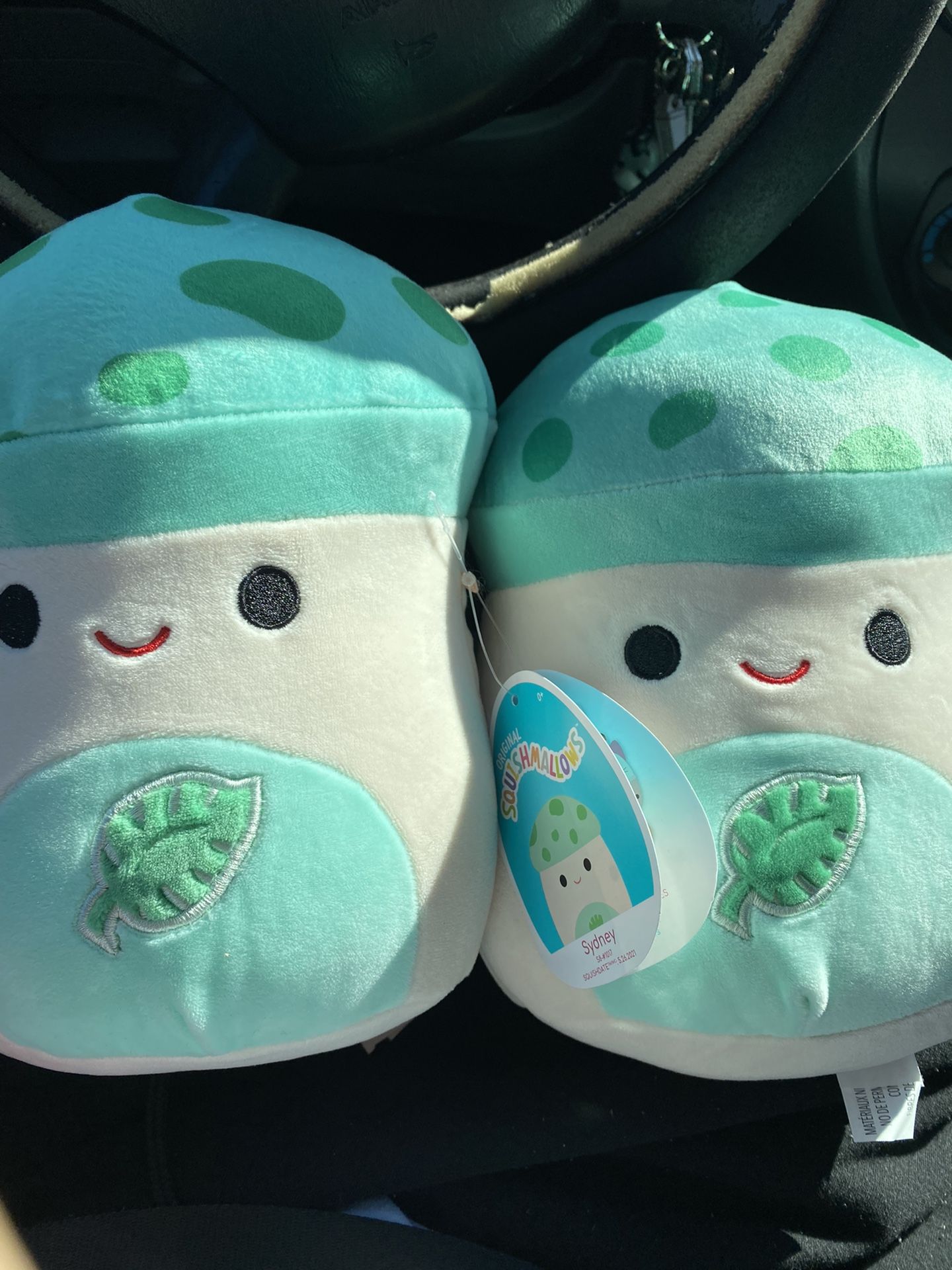 sydney squishmallow hot topic exclusive green mushroom
