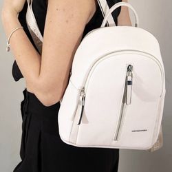 Silver Polo Women Backpack 