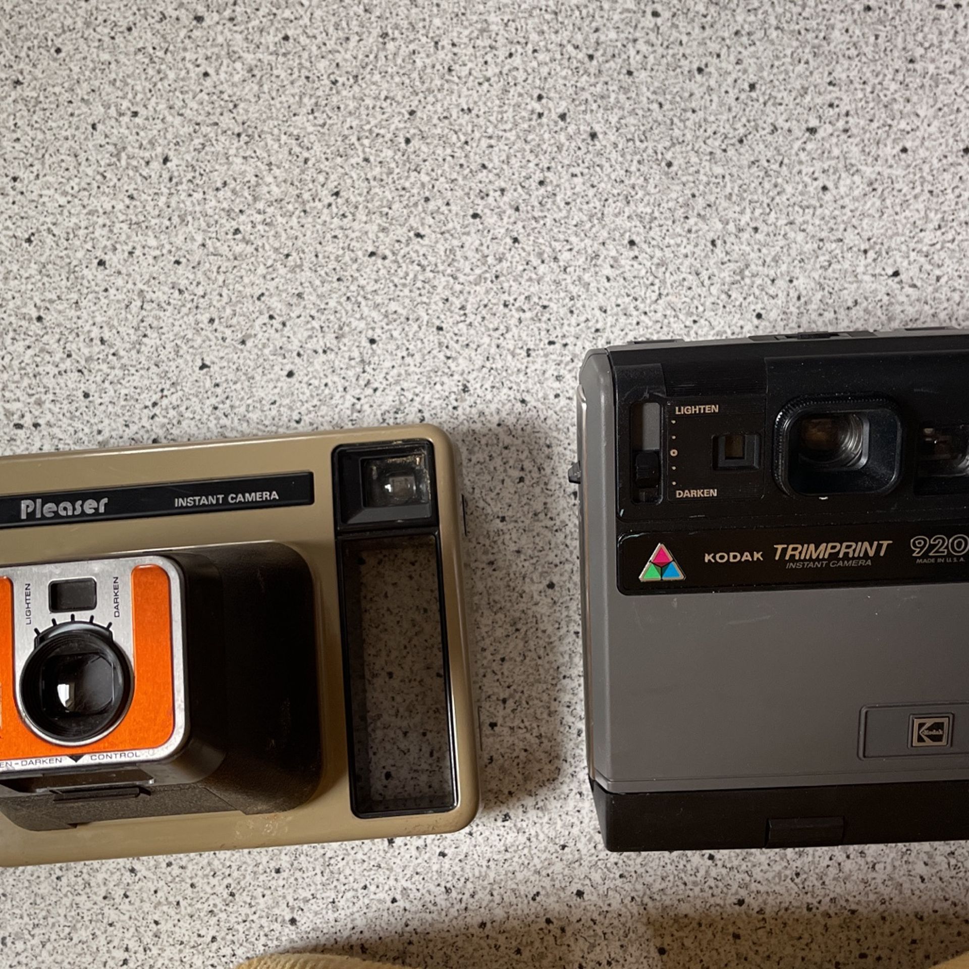 Two Vintage Kodak Instant Cameras