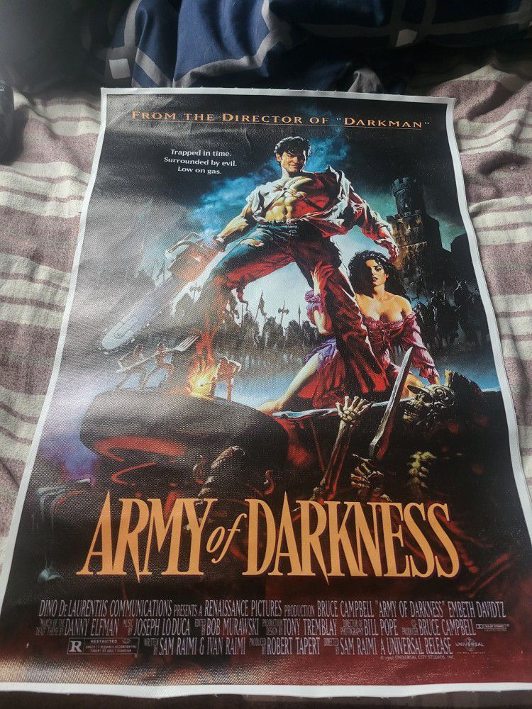 16"x32" Army Of Darkness Movie Canvass Poster