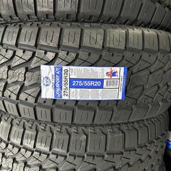 275/55/20 All Terrain New Tires Set 