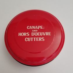 1950's Canape & Hors D'oeuvre Cutters