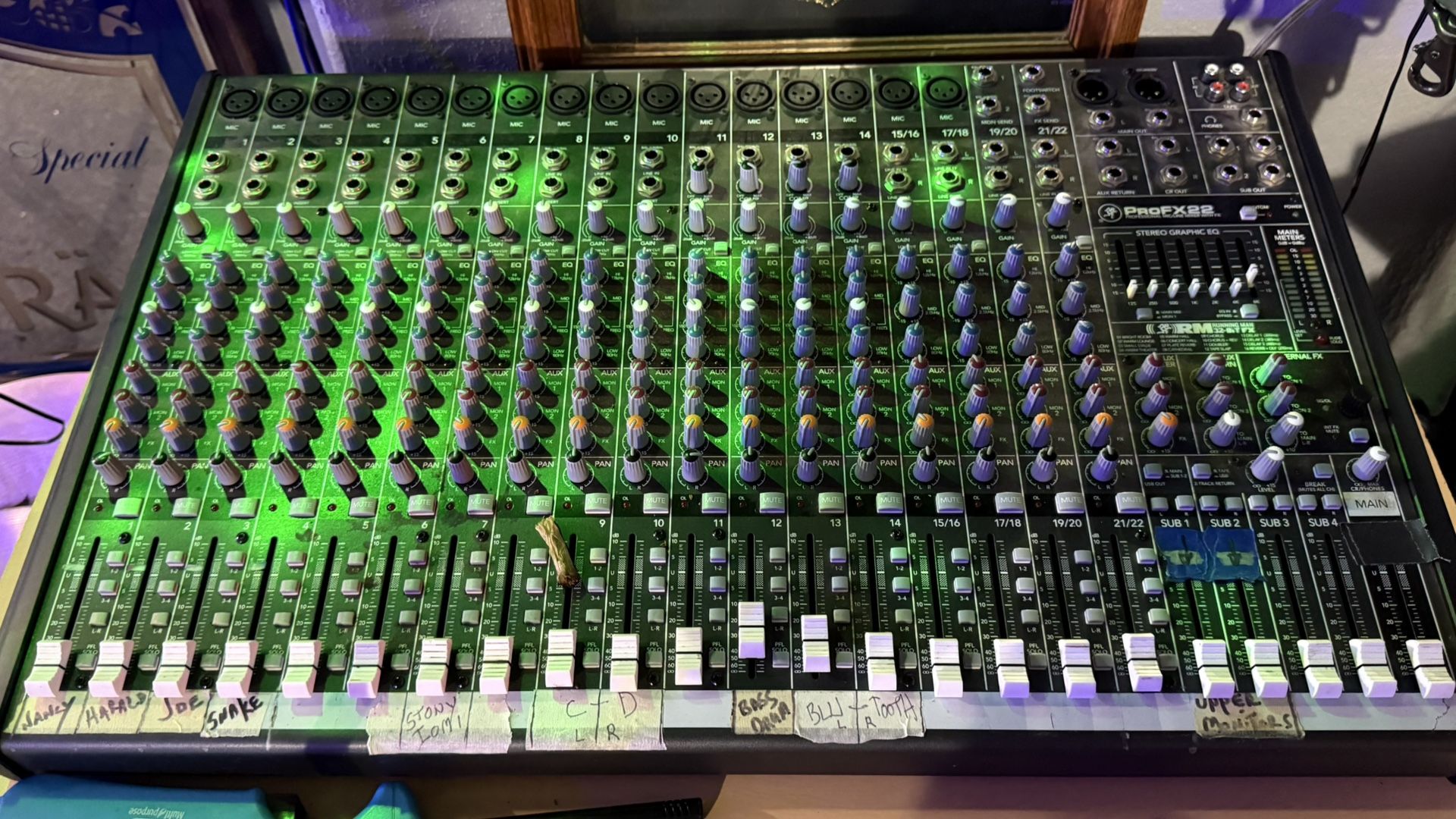 P A Sound Gear, Board, Rack Gear, Yamaha Speakers