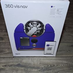 360-Volt is Nav 12.6 in. Robotic Vacuum with Smart Navigation in Blue