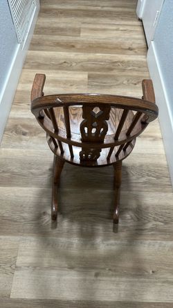 Old wooden rocking chair