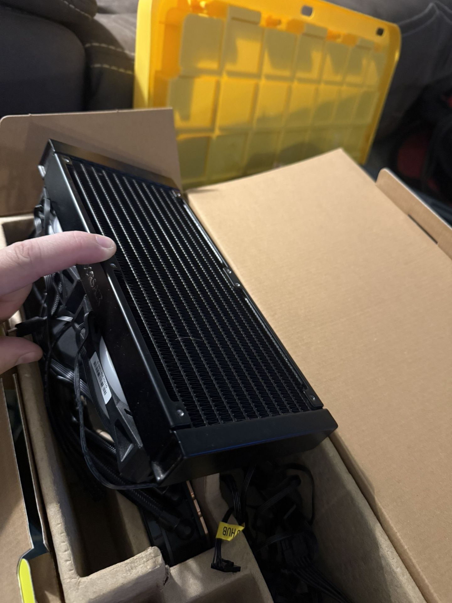 Corsair H100i AIO w/ two Ql120 Fans 