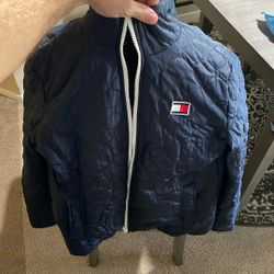 🧥 Tommy Hilfiger 3-in-1 All-Weather System Jacket (Navy, Size M)