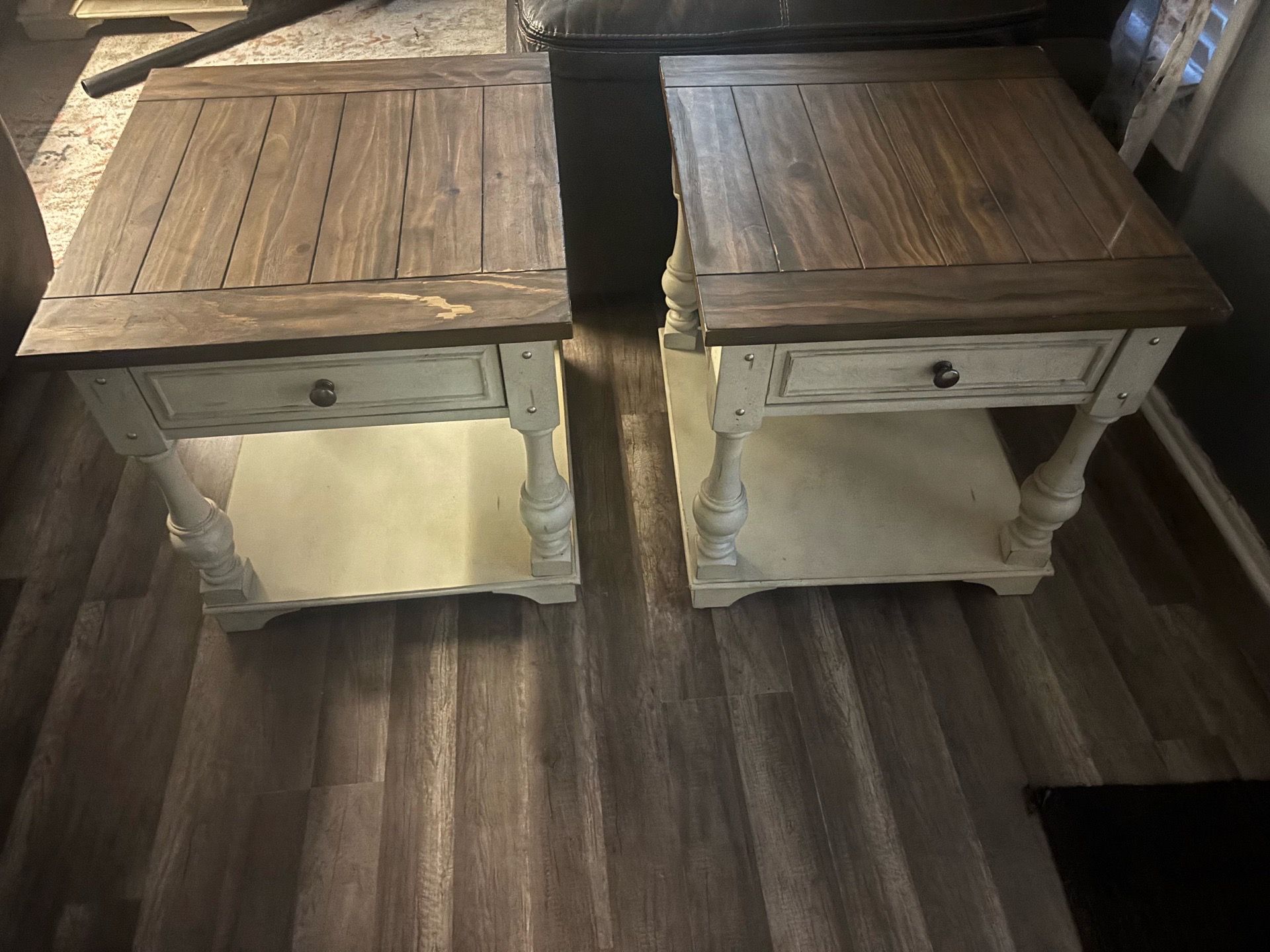 2 end tables , Ashley Finiture