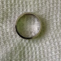 Platinum wedding Band With Diamonds