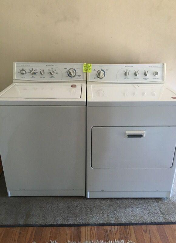Kitchenaid 2016 washer and dryer heavy duty super capacity plus king size luxury lifetime warranty special price for offer up