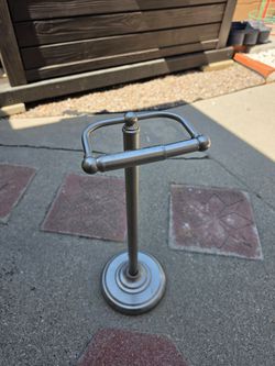 Freestanding Spring-loaded Toilet Paper Holder 1 -Roll $8
