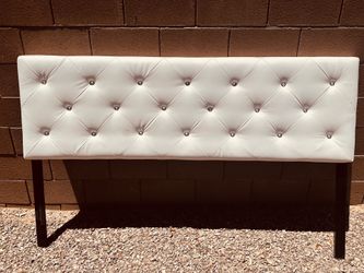 Headboard, King Size, White padded