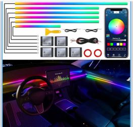 Dreamcolor Acrylic Interior Car LED Strip Lights
