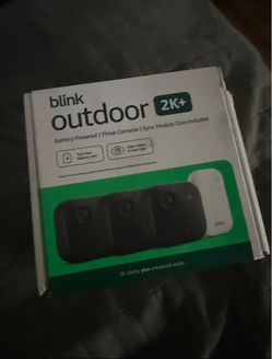 Blink Outdoor 2K+ Wireless Security Camera 3 Cam System 2025 New Sealed