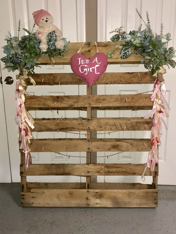 Baby shower decor pallet for Sale in Cerritos, CA OfferUp