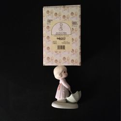 Precious Moments Porcelain Figurine “April “