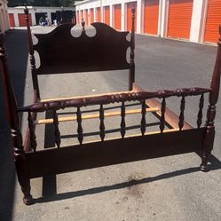 Virginia House Solid Wood Queen Size Bed frame: Headboard, Footboard, Rails . Delivery Available 