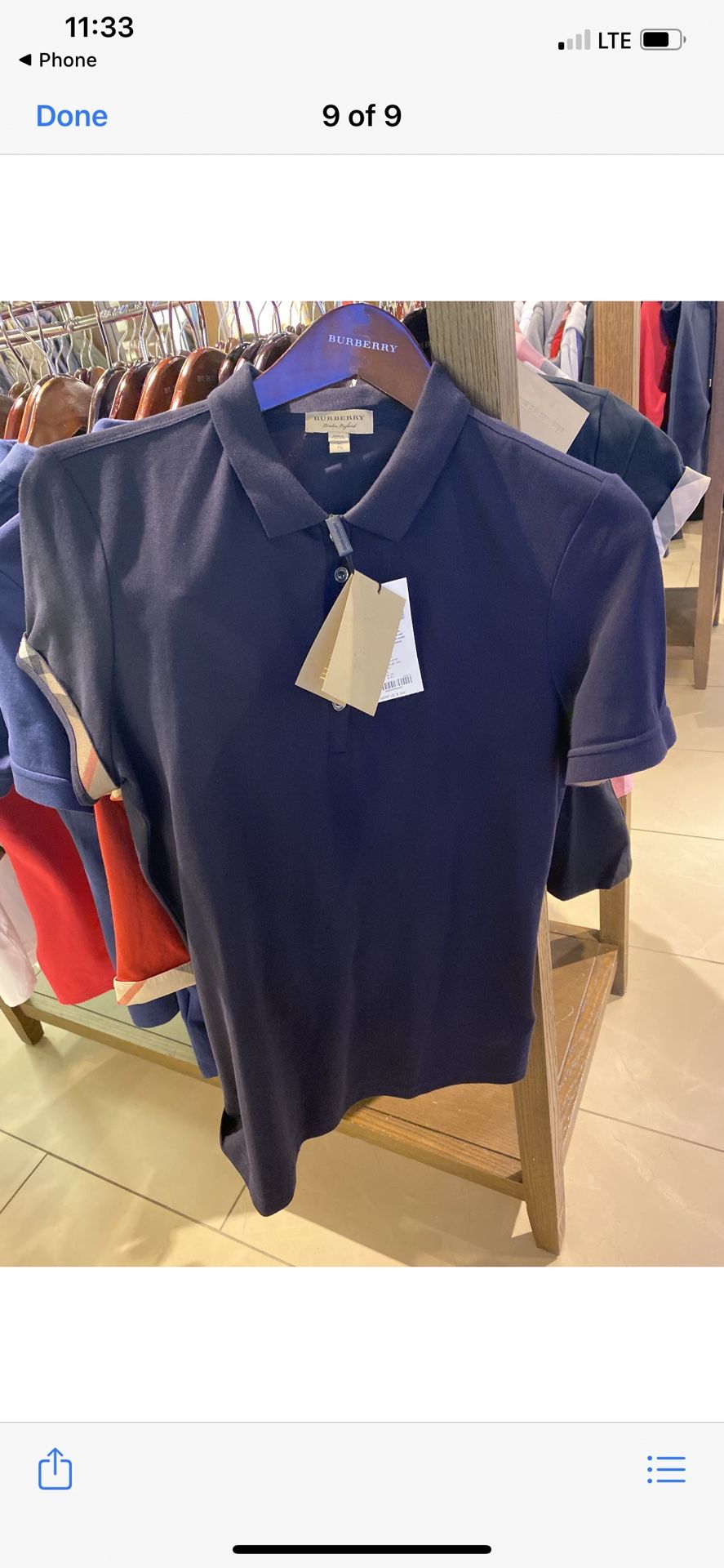 Burberry polo shirt (women ?