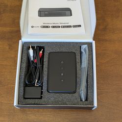 Acrylic wifi music streamer