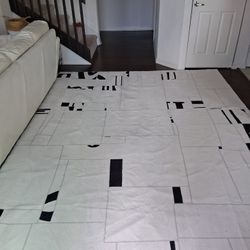 Area Washable Rug 10'x8' (like new)