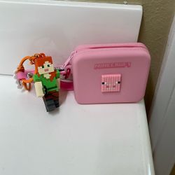 MINECRAFT Set Keychain And Wallet New Set 