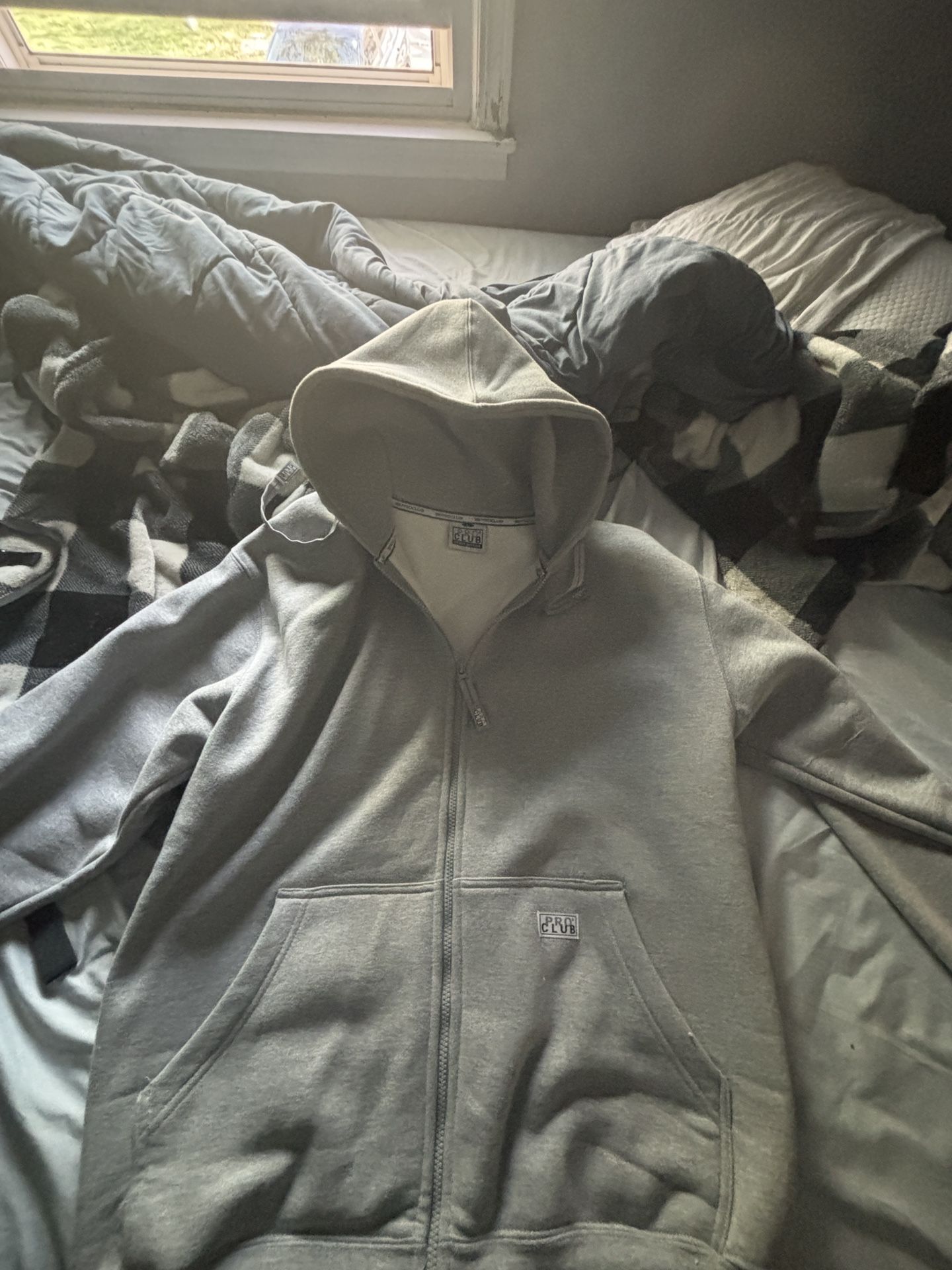 Large Grey Proclub Hoodie